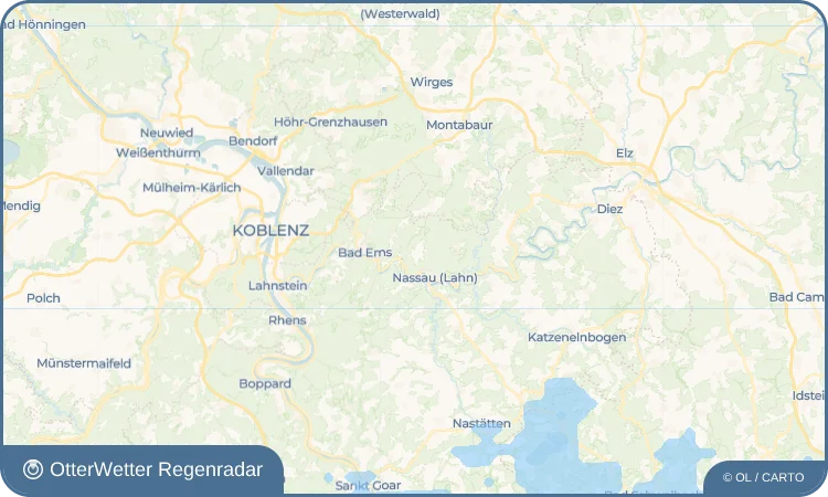 Wetter-Widget-Vorschau mit Vorhersagedaten für Hömberg