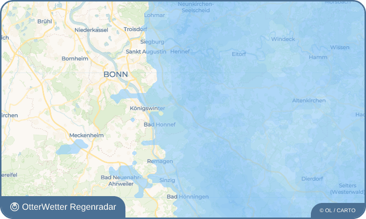 Widget-Vorschau für Hövel Wetter-Widget-Vorschau mit Vorhersagedaten für Hövel