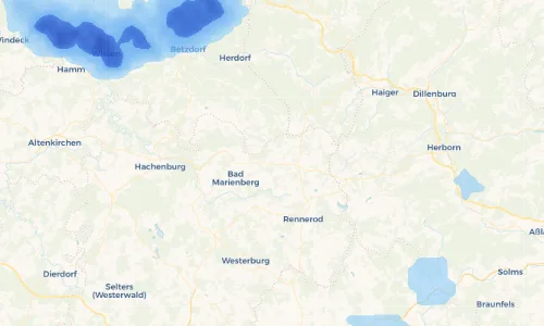 Regenradar Vorschaubild - Aktuelle Niederschläge in Hof und Umgebung