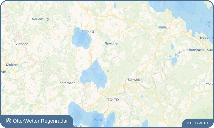 OtterWetter Regenradar-Widget Hofweiler