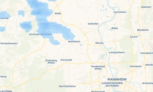 Regenradar Vorschaubild - Aktuelle Niederschläge in Hohen-Sülzen und Umgebung