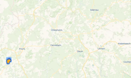 Regenradar Vorschaubild - Aktuelle Niederschläge in Hohenfels-Essingen und Umgebung