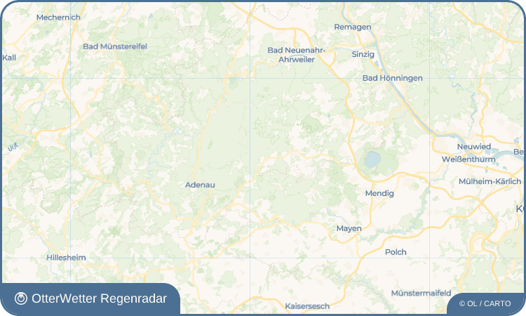 OtterWetter Regenradar-Widget Hohenleimbach