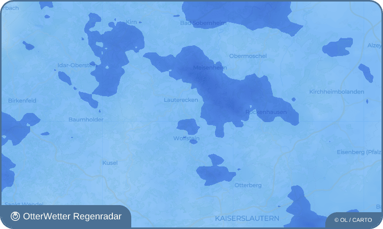 OtterWetter Regenradar-Widget Hohenöllen