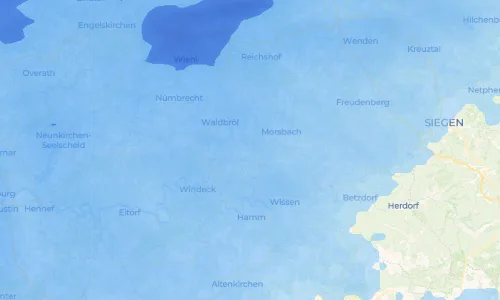 Regenradar Vorschaubild - Aktuelle Niederschläge in Holpe und Umgebung