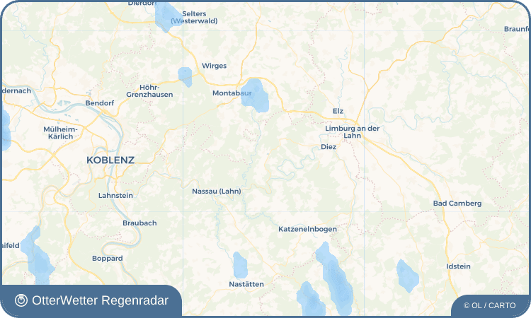 OtterWetter Regenradar-Widget Holzappel