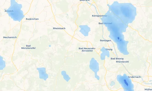 Regenradar Vorschaubild - Aktuelle Niederschläge in Holzweiler und Umgebung