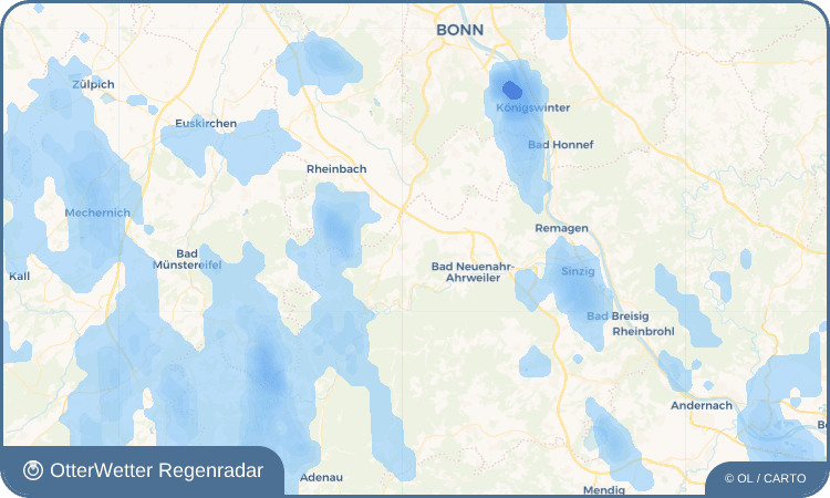 OtterWetter Regenradar-Widget Holzweiler