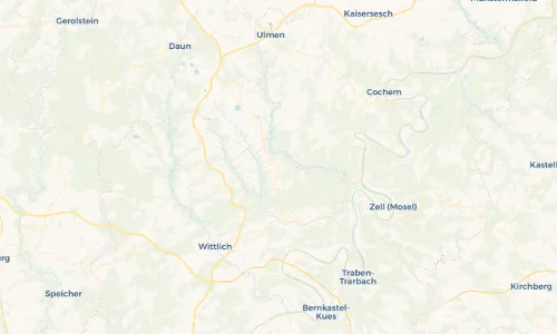 Regenradar-Vorschau: aktuelle Niederschläge in Hontheim und Umgebung