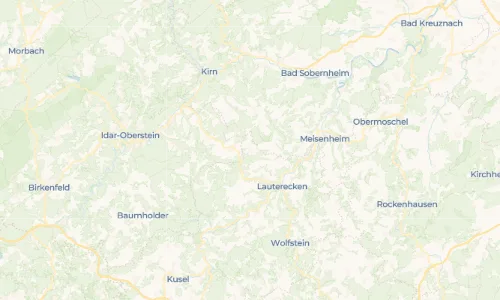 Regenradar Vorschaubild - Aktuelle Niederschläge in Hoppstädten und Umgebung