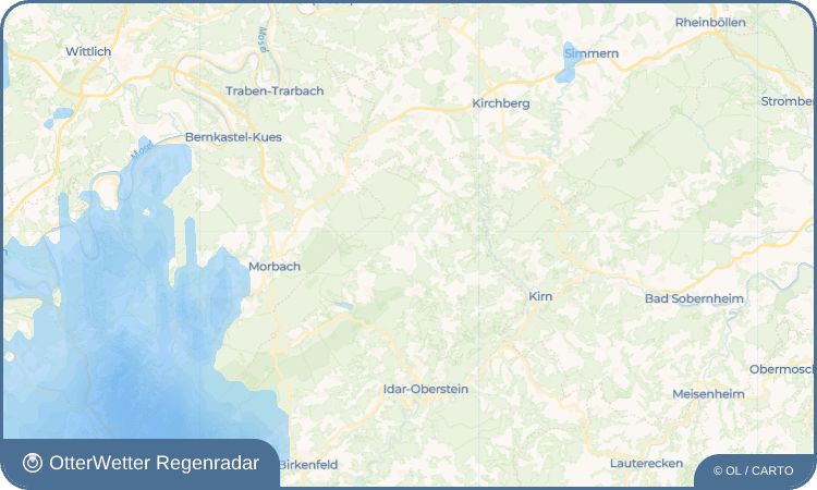 OtterWetter Regenradar-Widget Hottenbach