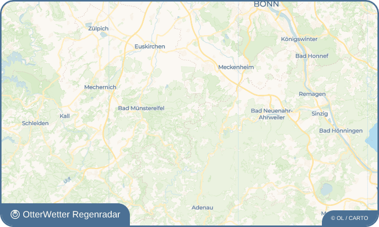 OtterWetter Regenradar-Widget Houverath