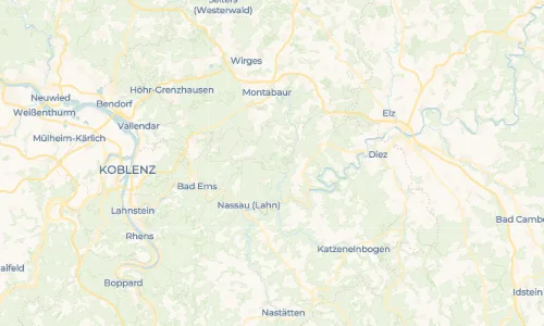 Regenradar Vorschaubild - Aktuelle Niederschläge in Hübingen und Umgebung