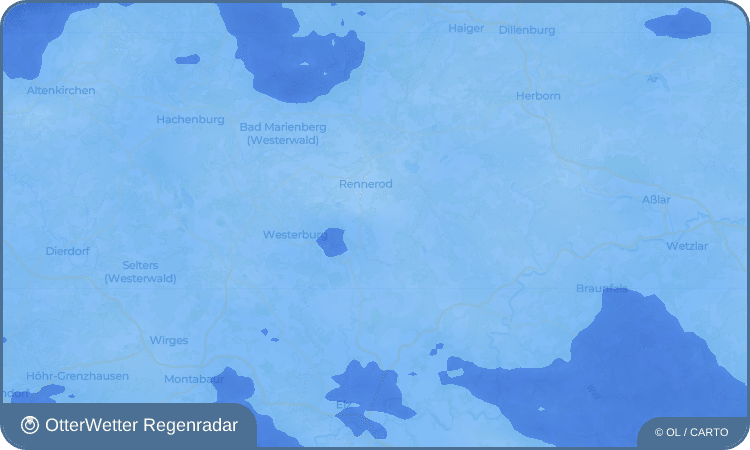 OtterWetter Regenradar-Widget Hüblingen