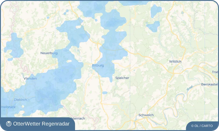 Wetter-Widget-Vorschau mit Vorhersagedaten für Hüttingen an der Kyll