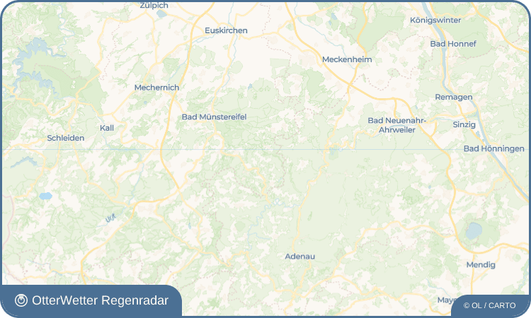 OtterWetter Regenradar-Widget Hummerzheim