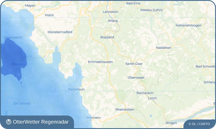 Widget-Vorschau für Hungenroth Wetter-Widget-Vorschau mit Vorhersagedaten für Hungenroth