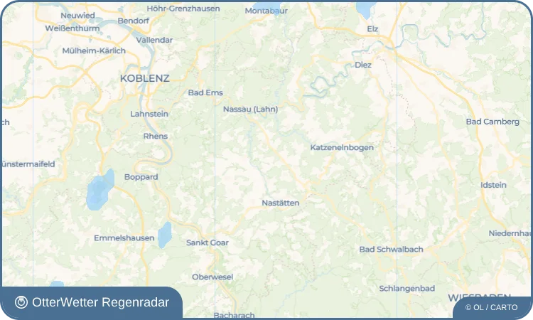 Widget-Vorschau für Hunzel Wetter-Widget-Vorschau mit Vorhersagedaten für Hunzel