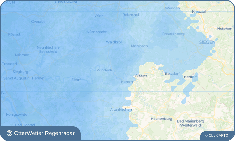 OtterWetter Regenradar-Widget Hurst