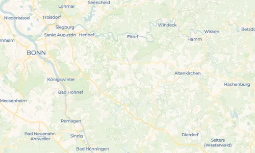 Regenradar Vorschaubild - Aktuelle Niederschläge in Hussen und Umgebung