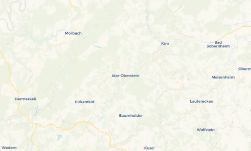 Regenradar Vorschaubild - Aktuelle Niederschläge in Idar-Oberstein und Umgebung