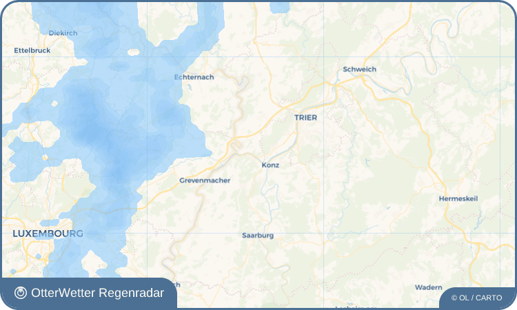 OtterWetter Regenradar-Widget Igel