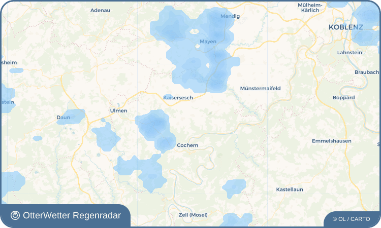 Wetter-Widget-Vorschau mit Vorhersagedaten für Illerich