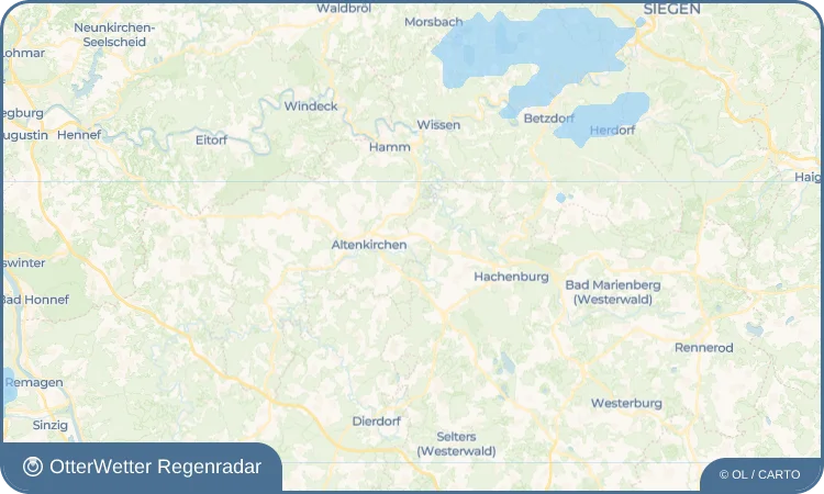 Wetter-Widget-Vorschau mit Vorhersagedaten für Ingelbach