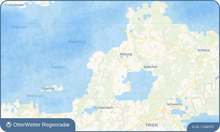 OtterWetter Regenradar-Widget Ingendorf
