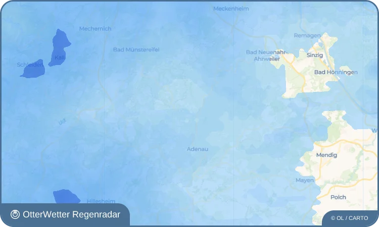 Widget-Vorschau für Insul Wetter-Widget-Vorschau mit Vorhersagedaten für Insul