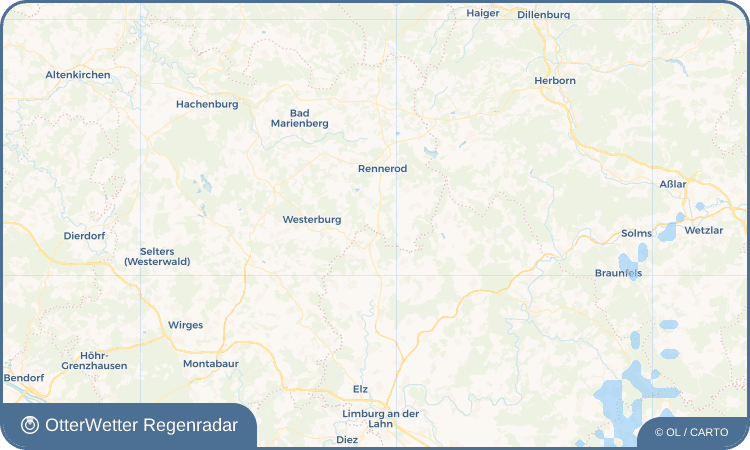 OtterWetter Regenradar-Widget Irmtraut