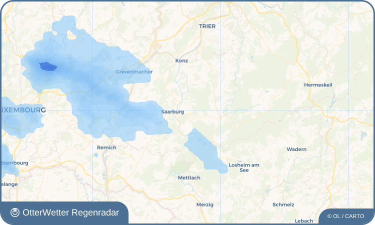OtterWetter Regenradar-Widget Irsch
