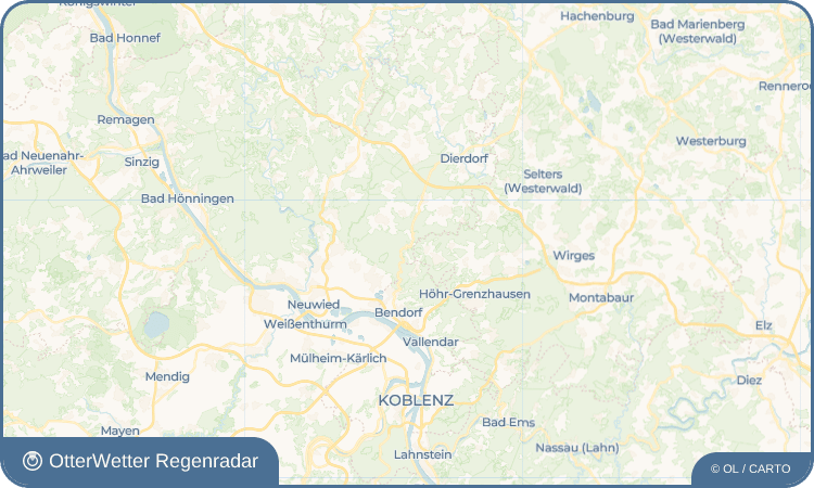 OtterWetter Regenradar-Widget Isenburg
