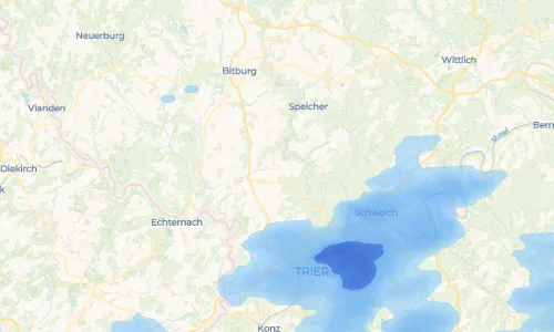 Regenradar Vorschaubild - Aktuelle Niederschläge in Ittel und Umgebung