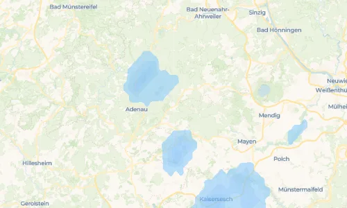 Regenradar Vorschaubild - Aktuelle Niederschläge in Jammelshofen und Umgebung