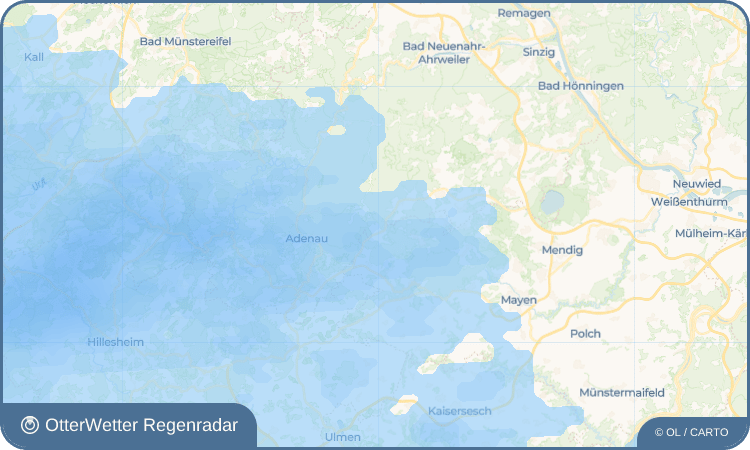 OtterWetter Regenradar-Widget Jammelshofen