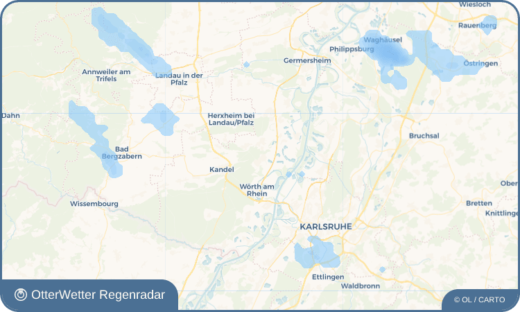 OtterWetter Regenradar-Widget Jockgrim