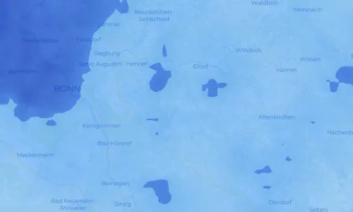 Regenradar Vorschaubild - Aktuelle Niederschläge in Jungeroth und Umgebung