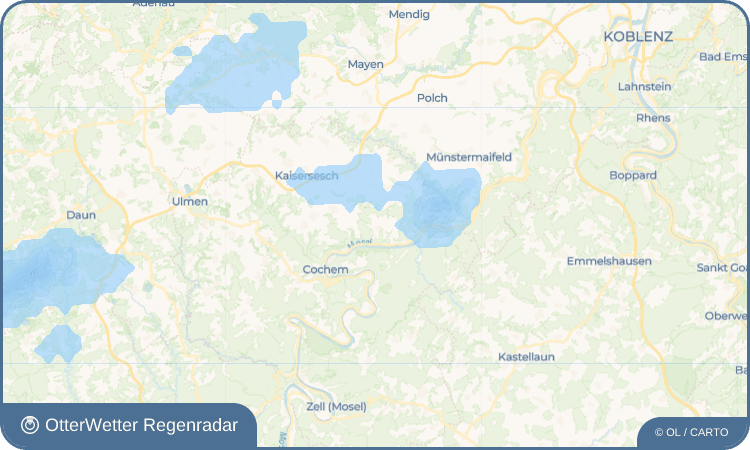 OtterWetter Regenradar-Widget Kail