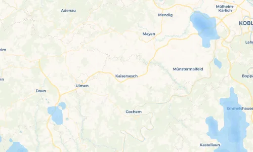 Regenradar Vorschaubild - Aktuelle Niederschläge in Kaisersesch und Umgebung