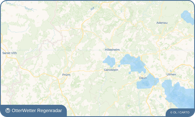 OtterWetter Regenradar-Widget Kalenborn-Scheuern