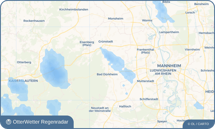 OtterWetter Regenradar-Widget Kallstadt