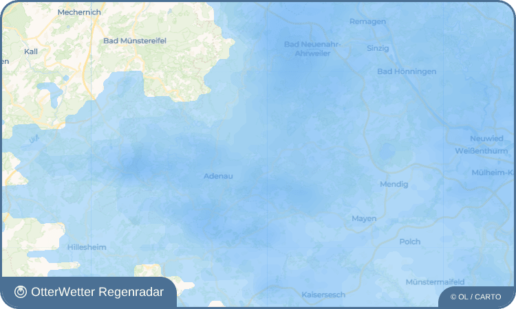 OtterWetter Regenradar-Widget Kaltenborn