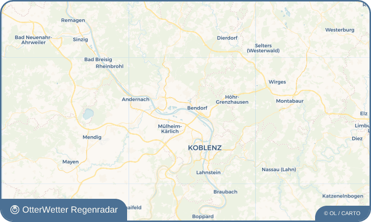 OtterWetter Regenradar-Widget Kaltenengers