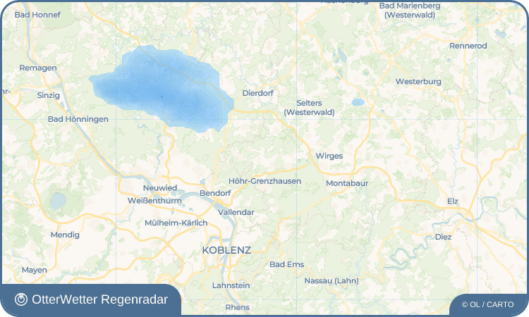OtterWetter Regenradar-Widget Kammerforst