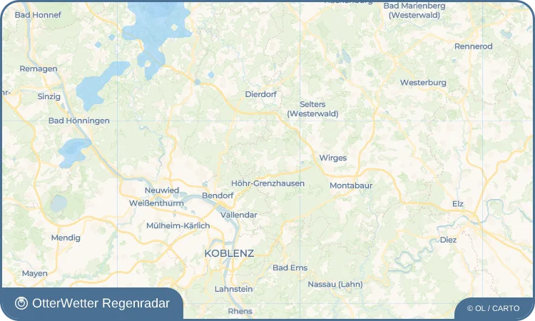 Wetter-Widget-Vorschau mit Vorhersagedaten für Kammerforst