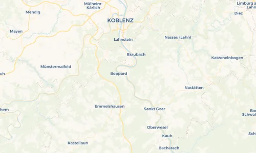 Regenradar-Vorschau: aktuelle Niederschläge in Kamp-Bornhofen und Umgebung