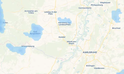 Regenradar Vorschaubild - Aktuelle Niederschläge in Kandel und Umgebung