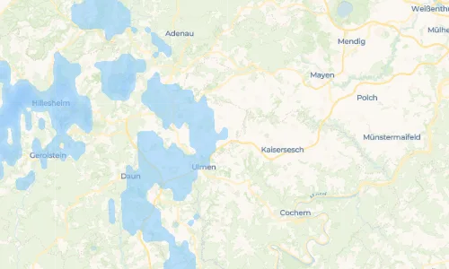 Regenradar Vorschaubild - Aktuelle Niederschläge in Kaperich und Umgebung