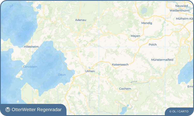 OtterWetter Regenradar-Widget Kaperich